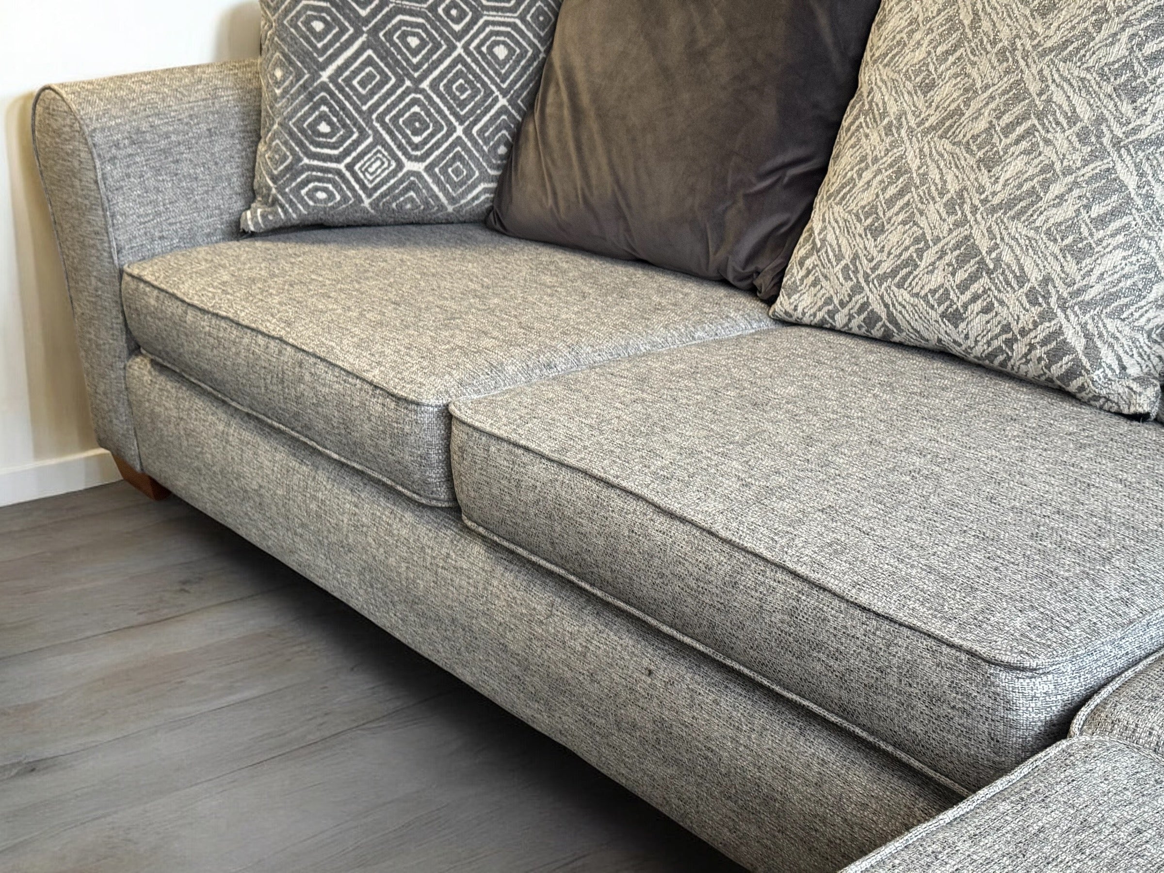 SCS Grey L Shape Sofa