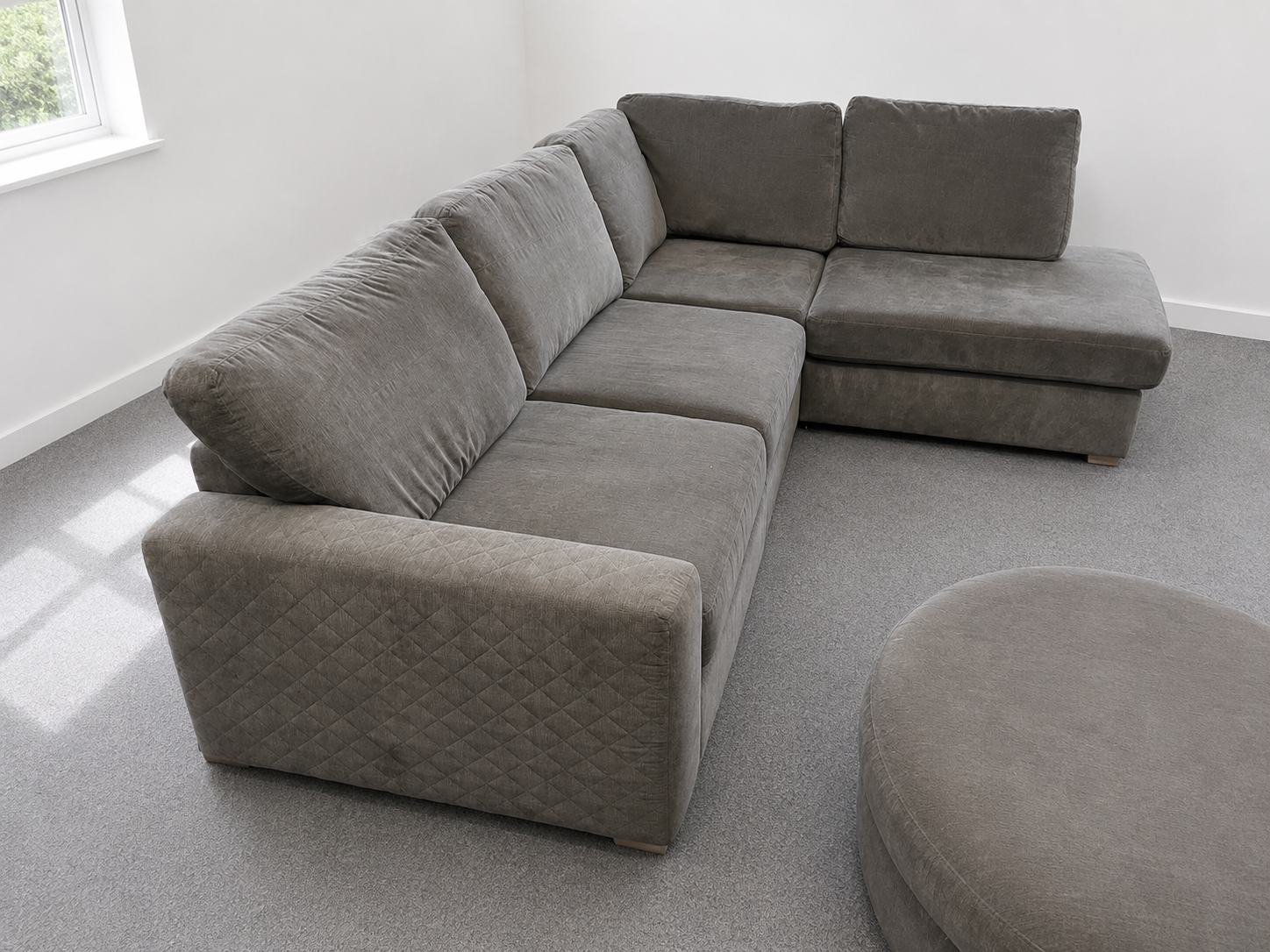 DFS Orka Corner Sofa & Cuddle Chair