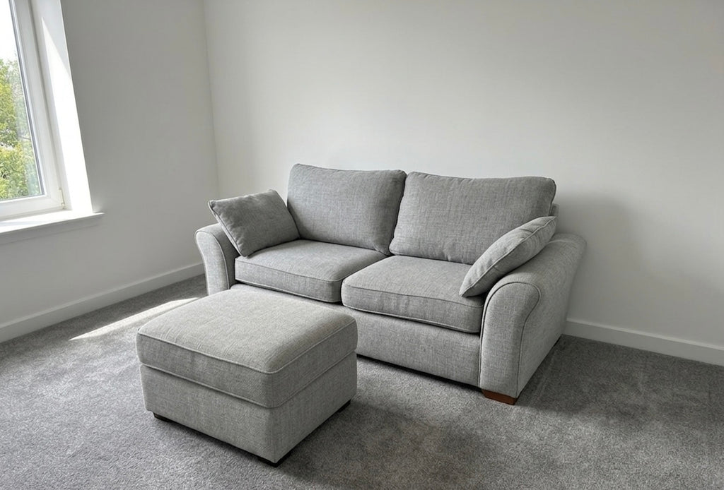 Next 3 Seater Sofa & Footstool