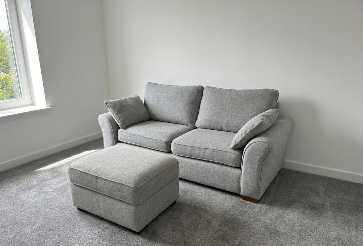 Next 3 Seater Sofa & Footstool