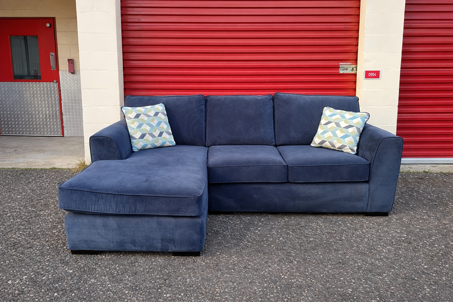 Blue ScS Corner Sofa