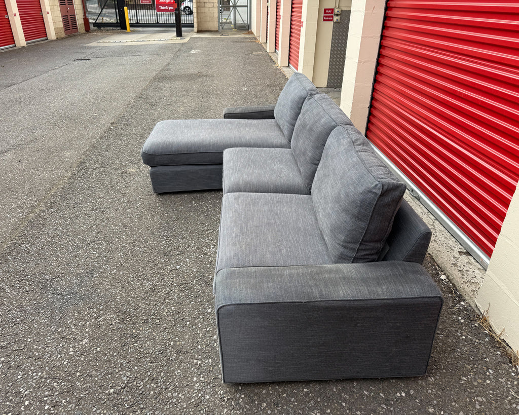 Grey IKEA Kivik Corner Sofa