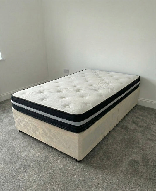 Small Double Divan Bed & Mattress