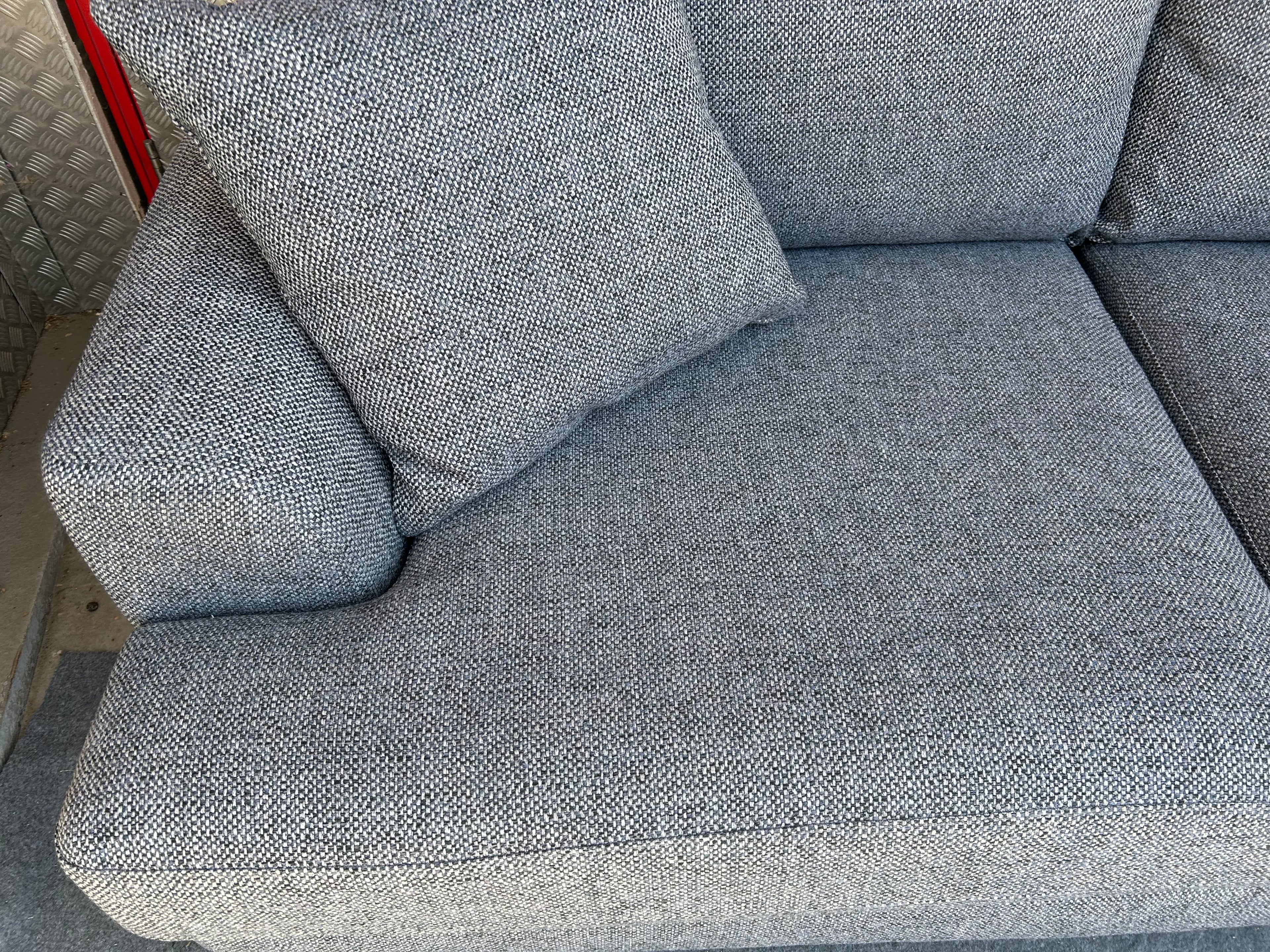 NEXT Parker Small 3 Seater Sofa in Dark Blue Chunky Weave
