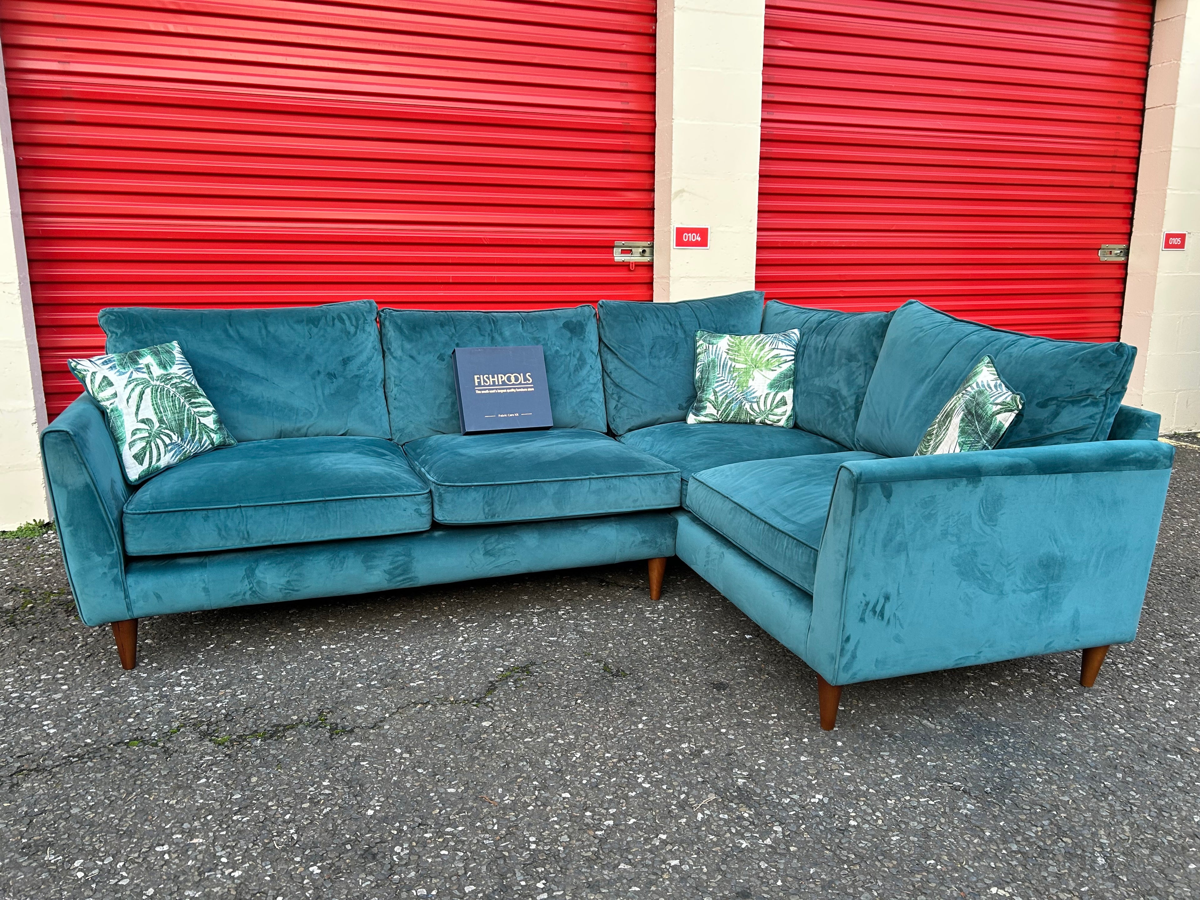 Blue Fishpools Corner Sofa
