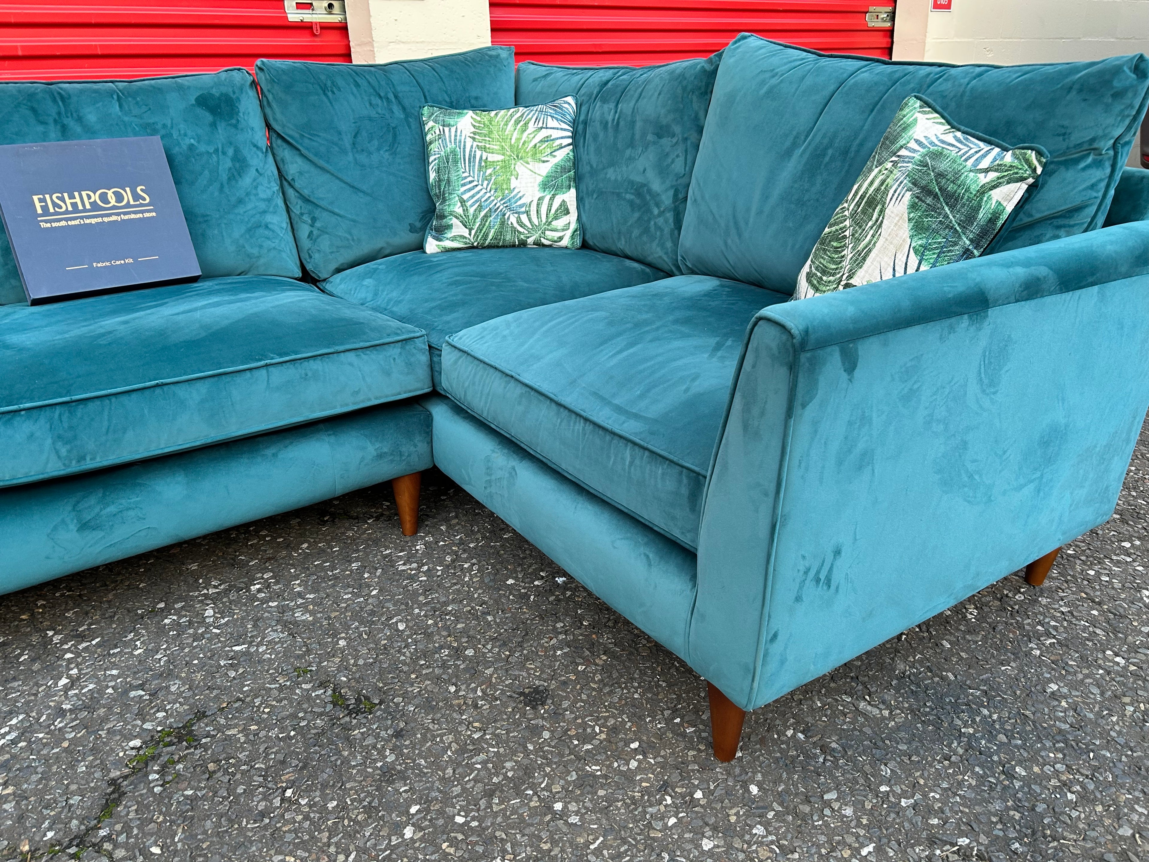 Blue Fishpools Corner Sofa