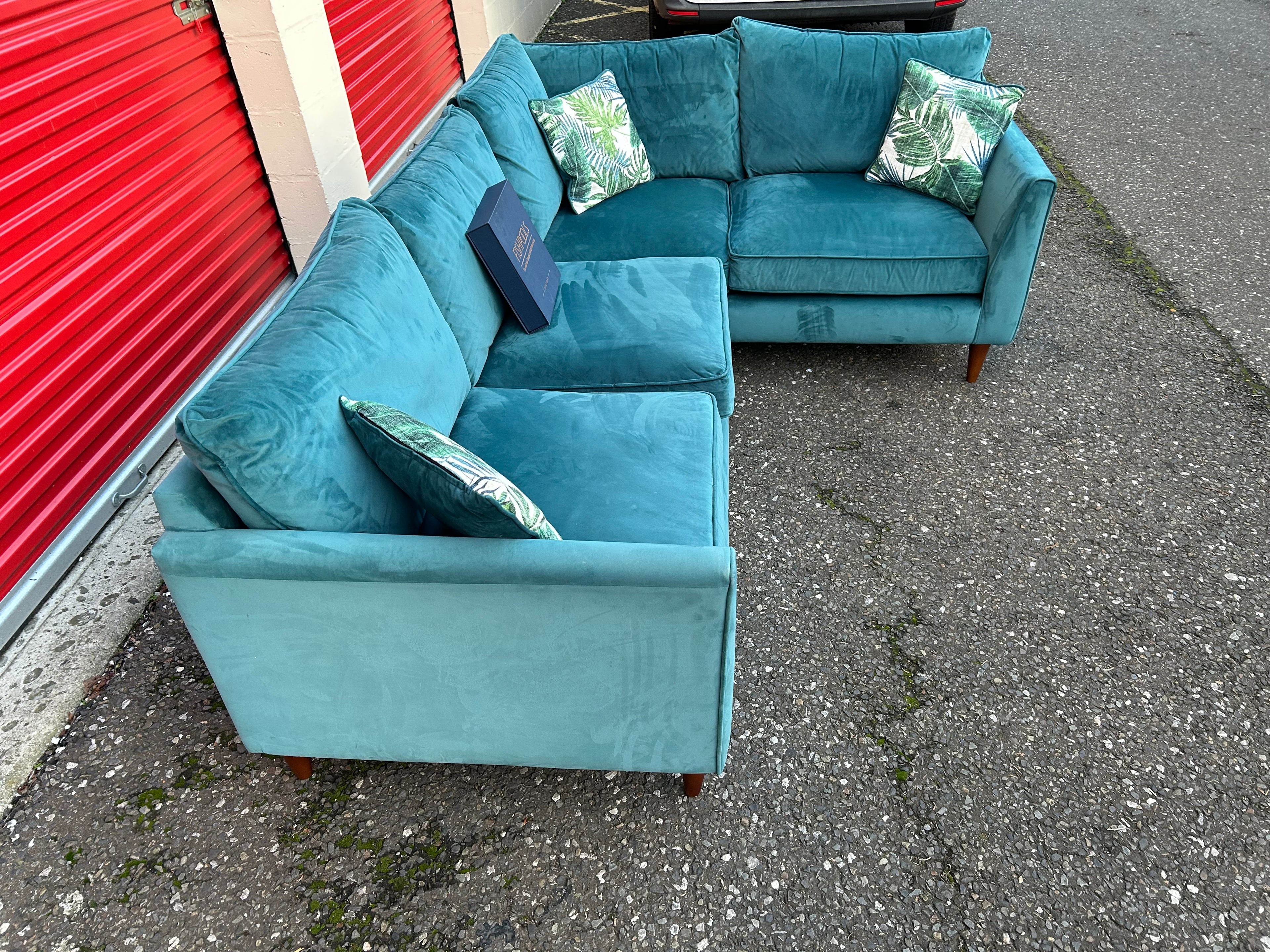 Blue Fishpools Corner Sofa