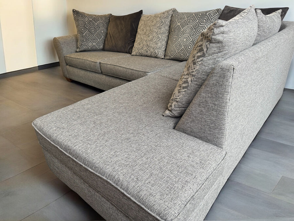 SCS Grey L Shape Sofa