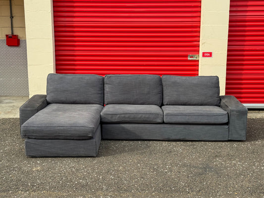 Grey IKEA Kivik Corner Sofa