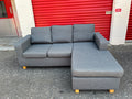 Grey L Shape Sofa