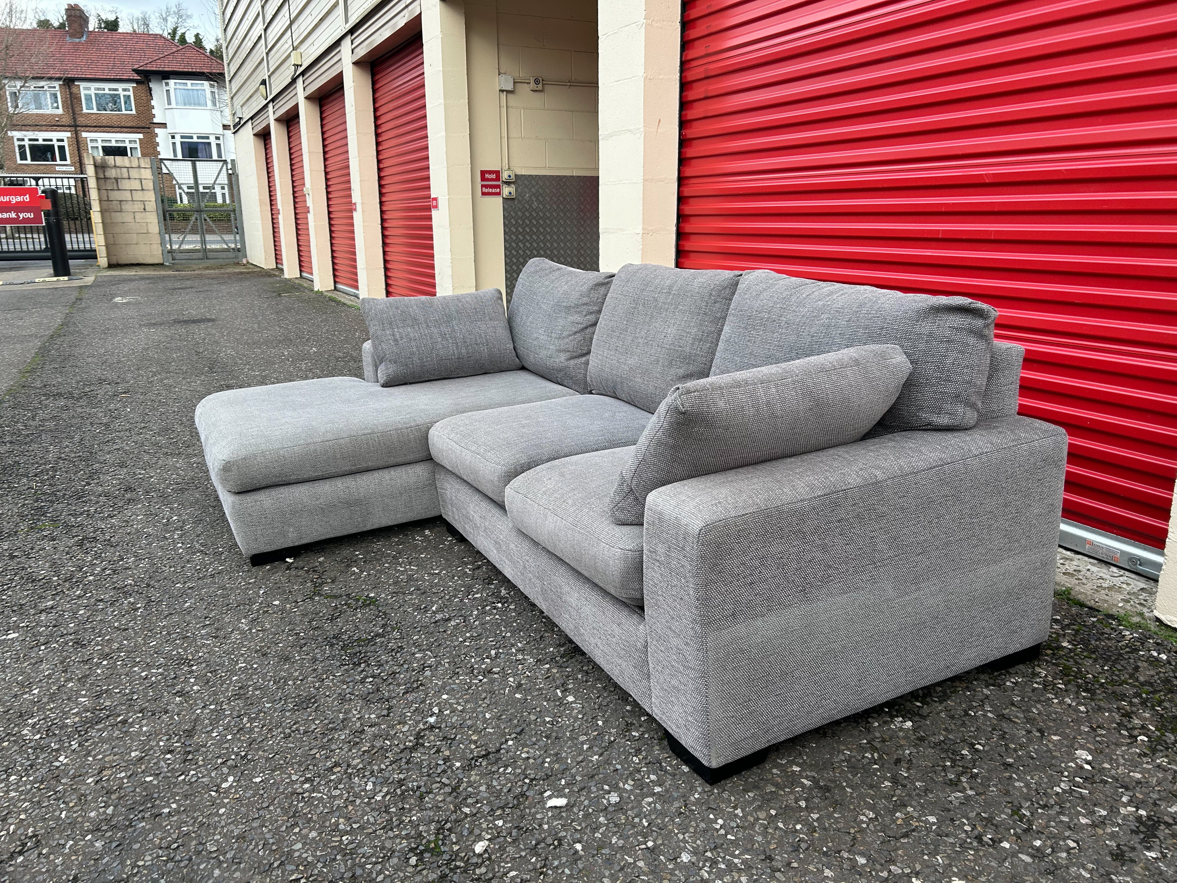 Grey Next Corner Sofa Bed