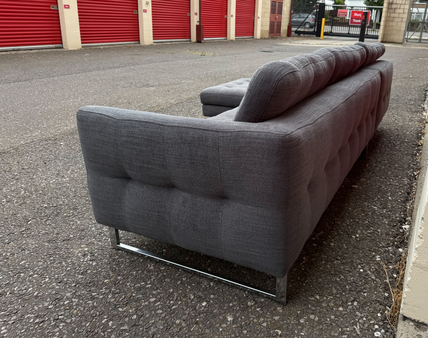 Grey Dwell Paris Corner Sofa