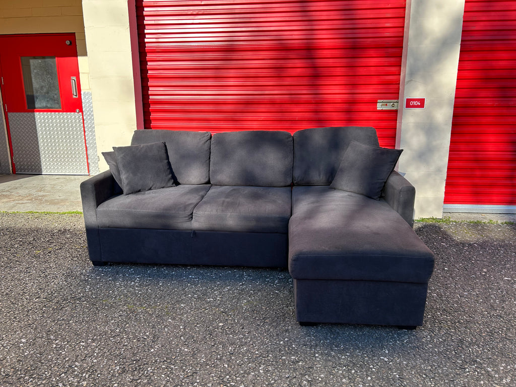 Dark Grey Habitat Corner Sofa Bed