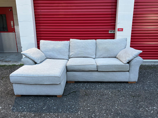 Next Stamford Light Grey Corner Sofa