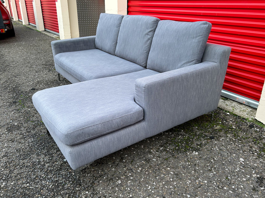 Dwell Grey L Shape Sofa