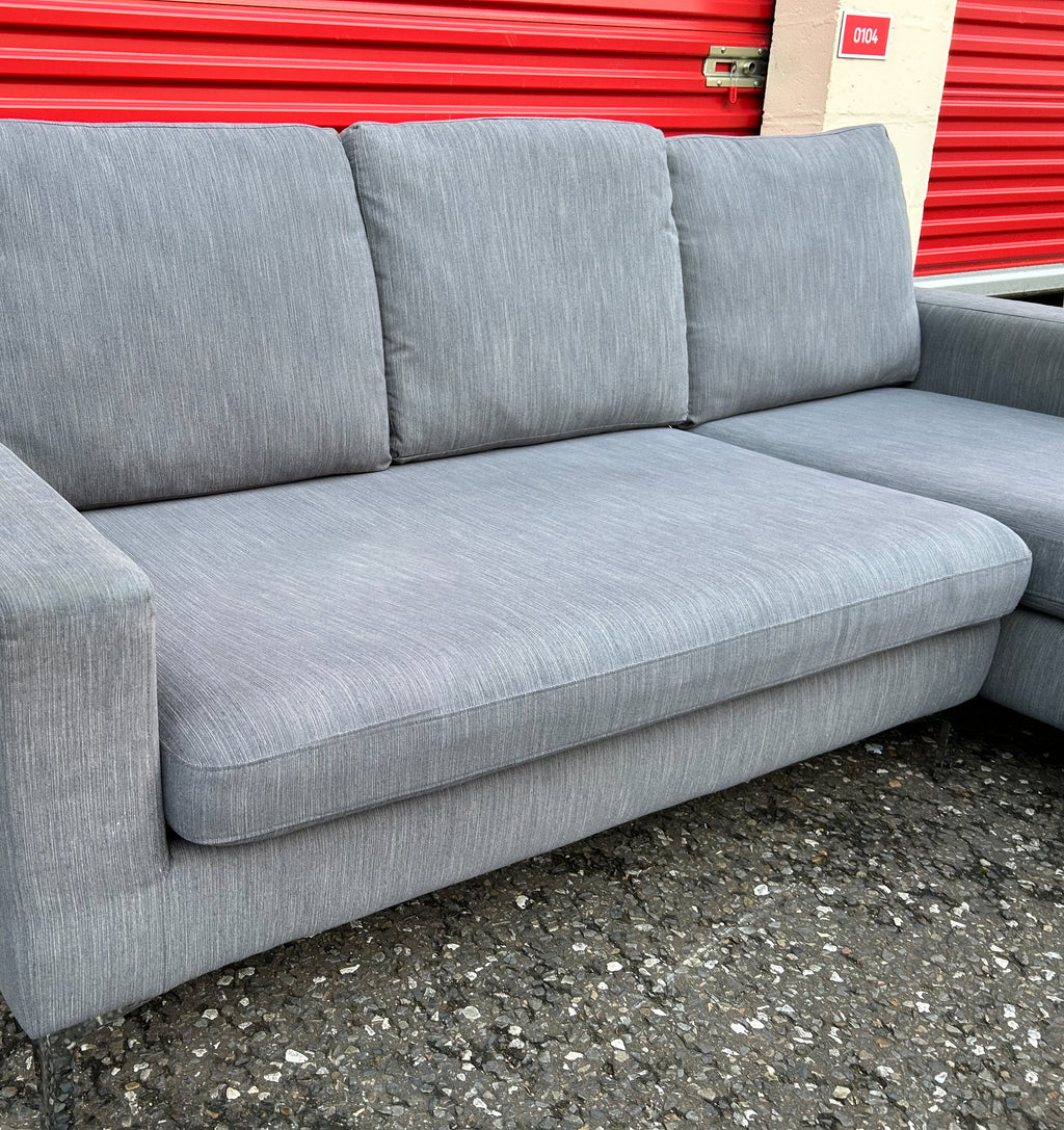 Dwell Grey L Shape Sofa