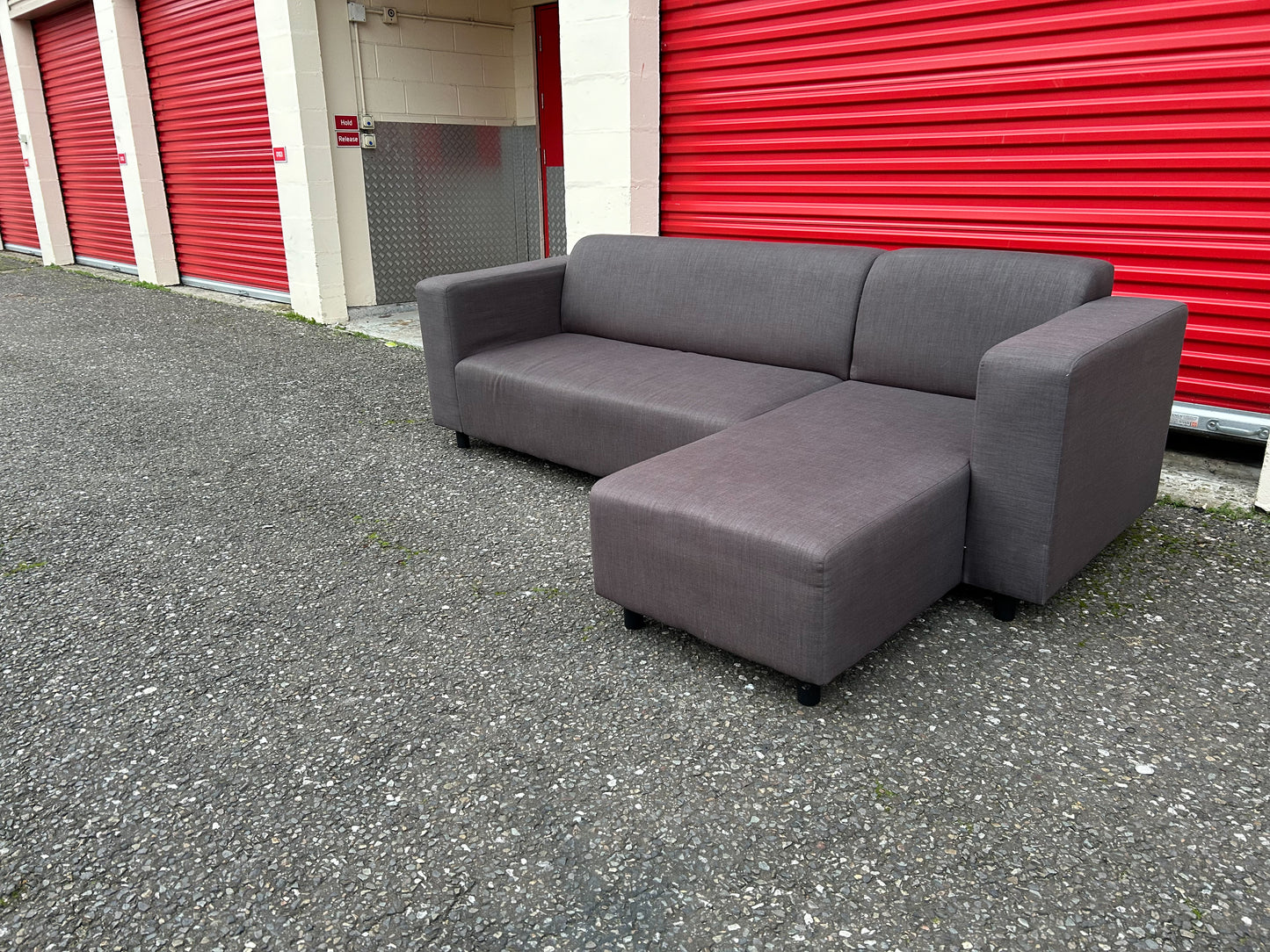 Grey L Shape Sofa