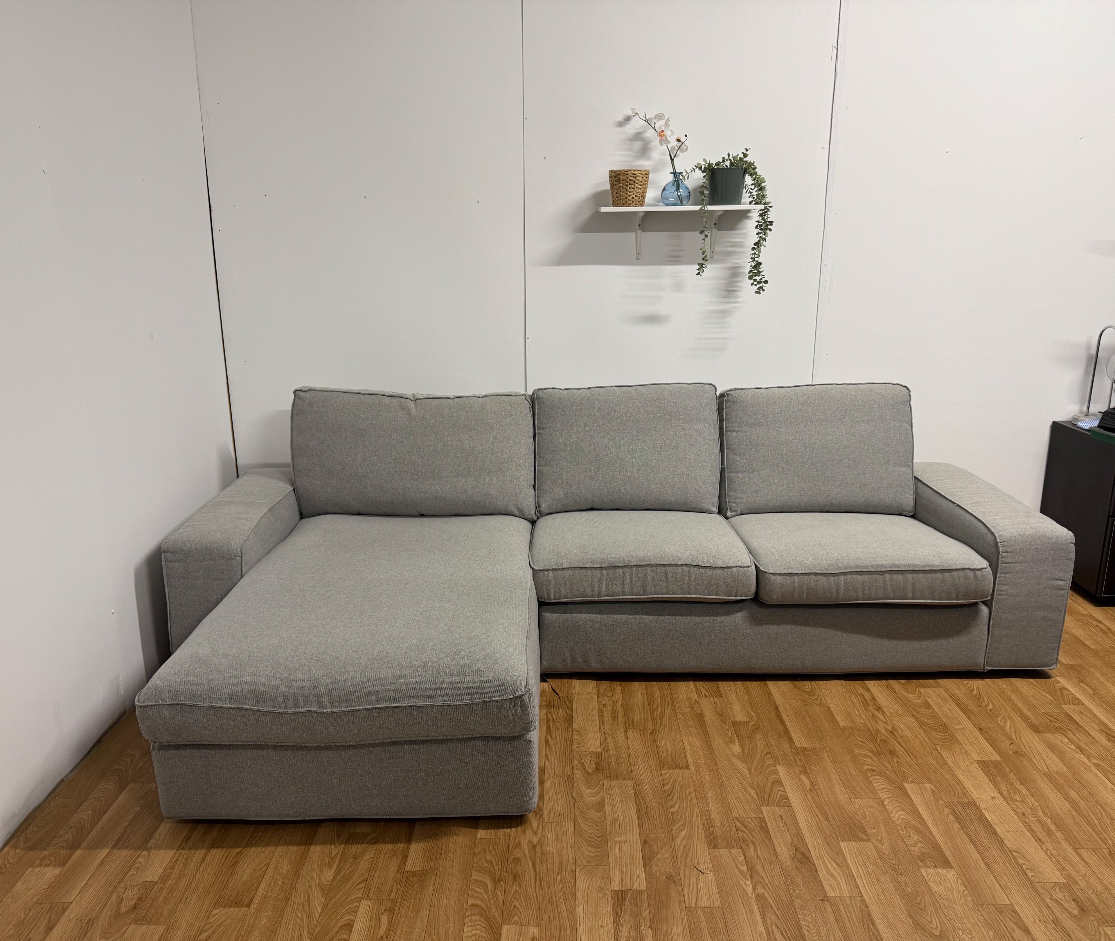 IKEA Kivik Grey Corner Sofa