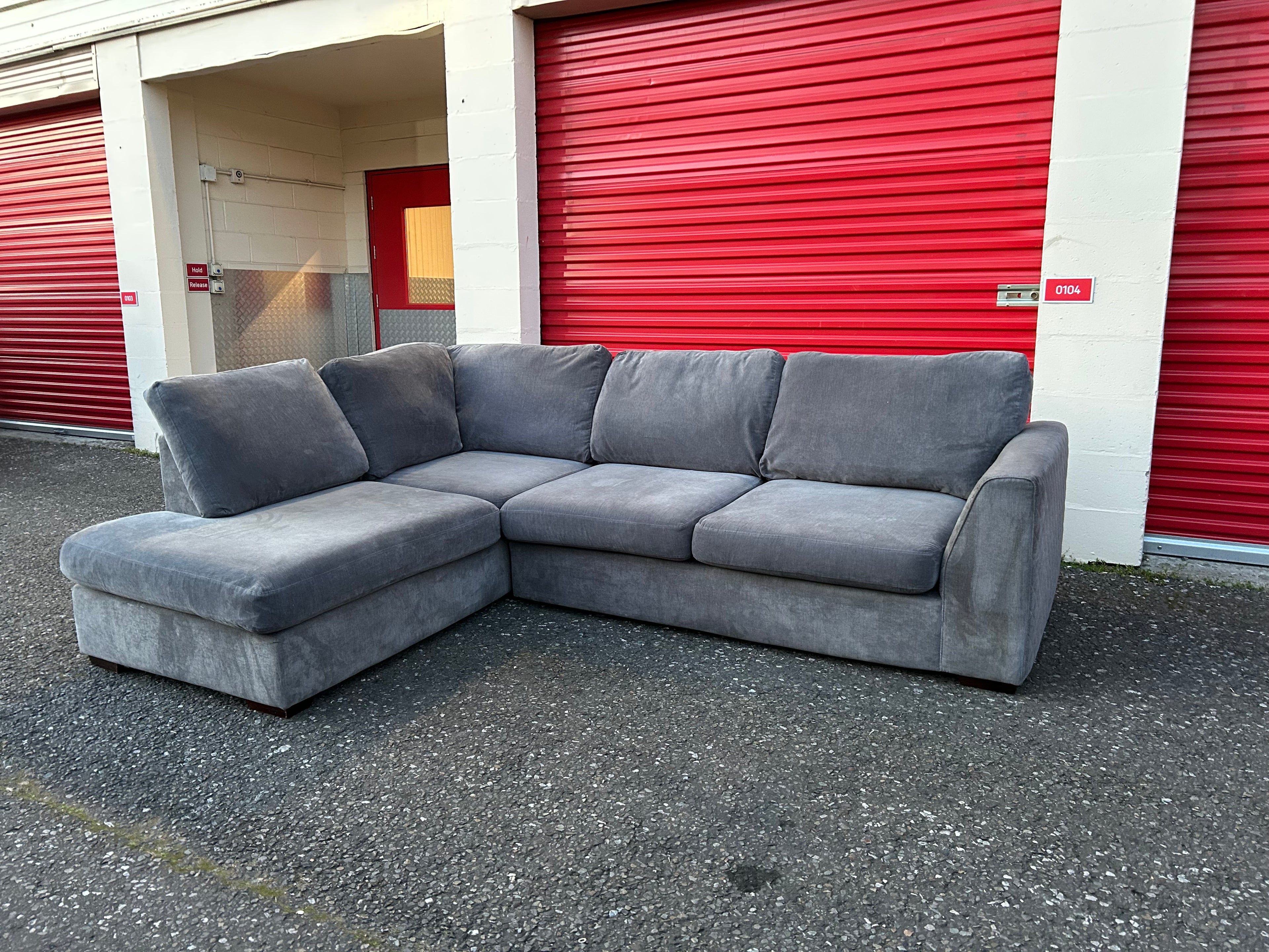 Grey DFS Orka Corner Sofa