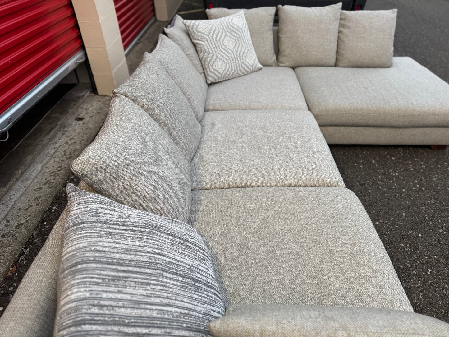Grey DFS Corner Sofa