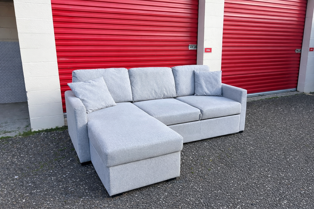 Light Grey Habitat Corner Sofa Bed