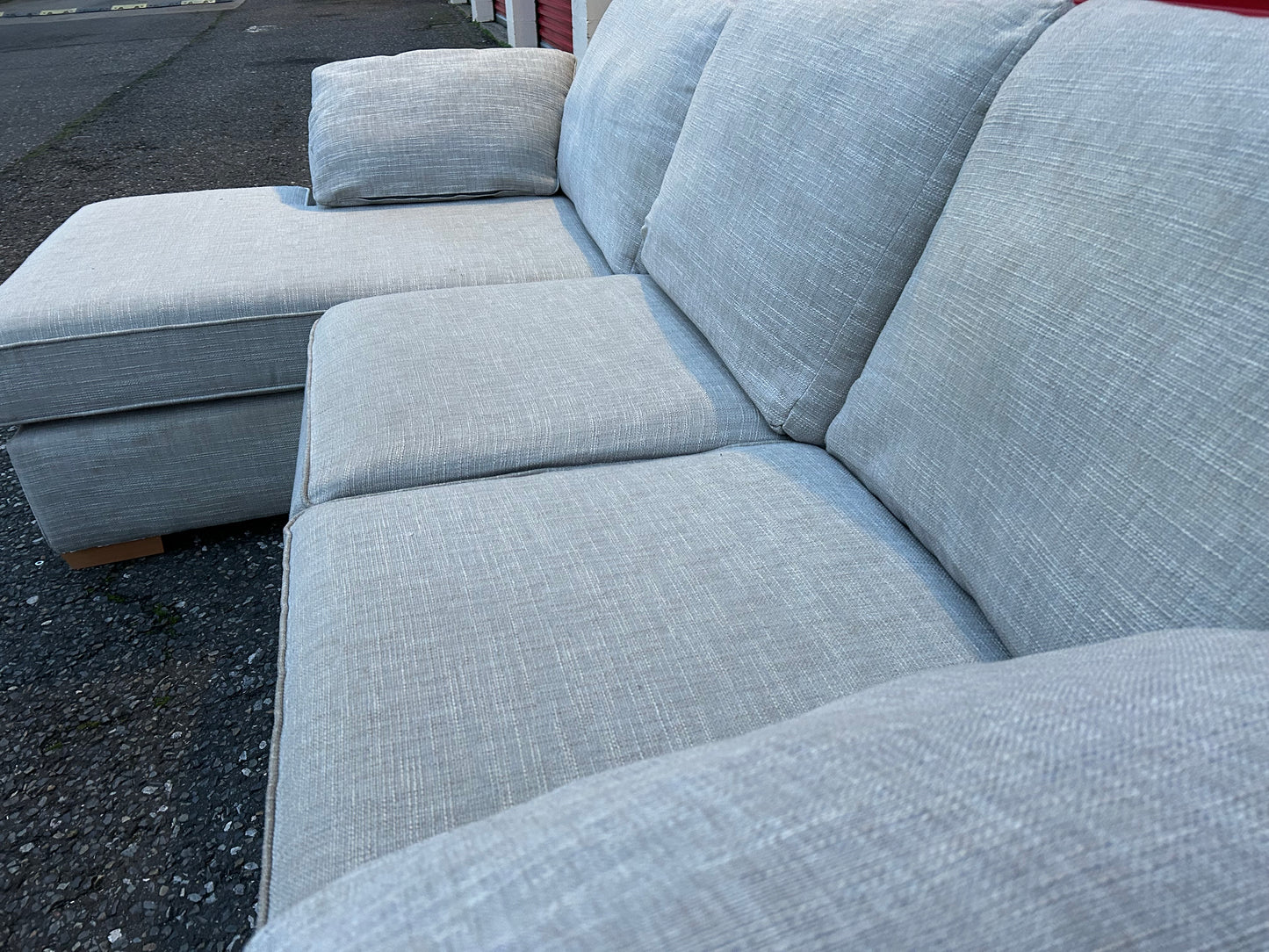 Next Stamford Light Grey Corner Sofa