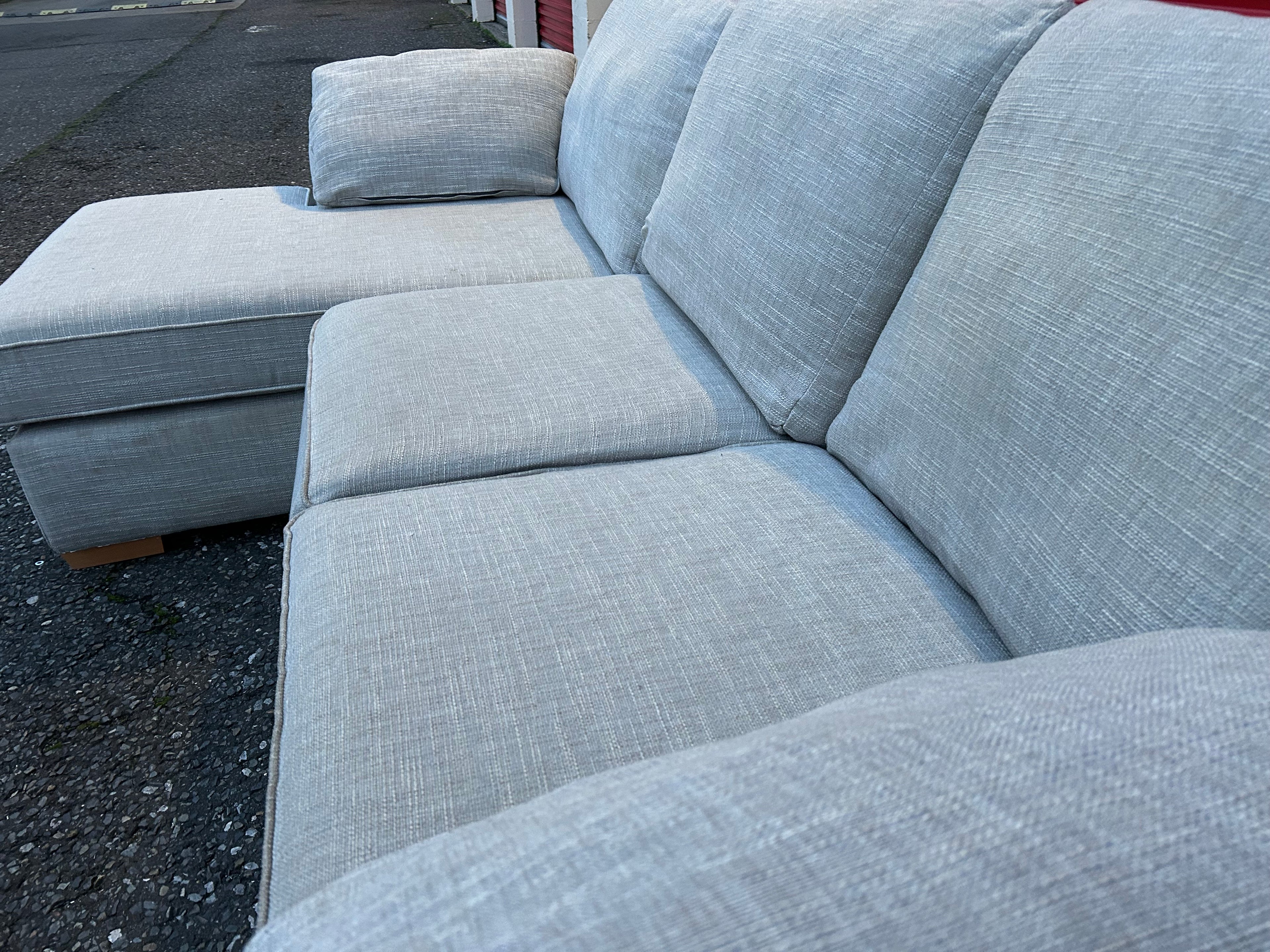 Next Stamford Light Grey Corner Sofa