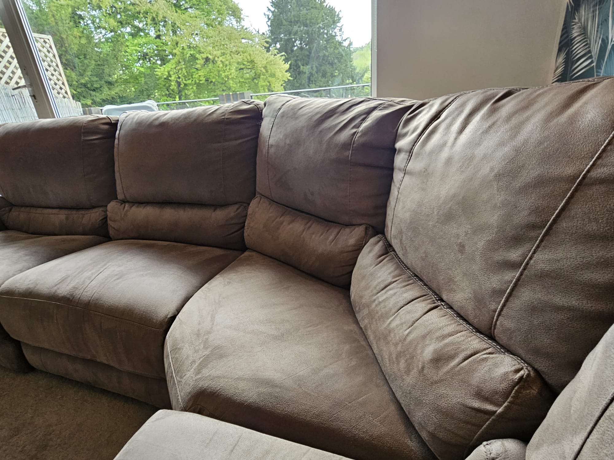 FABB Sofas Electric Recliner Corner Sofa
