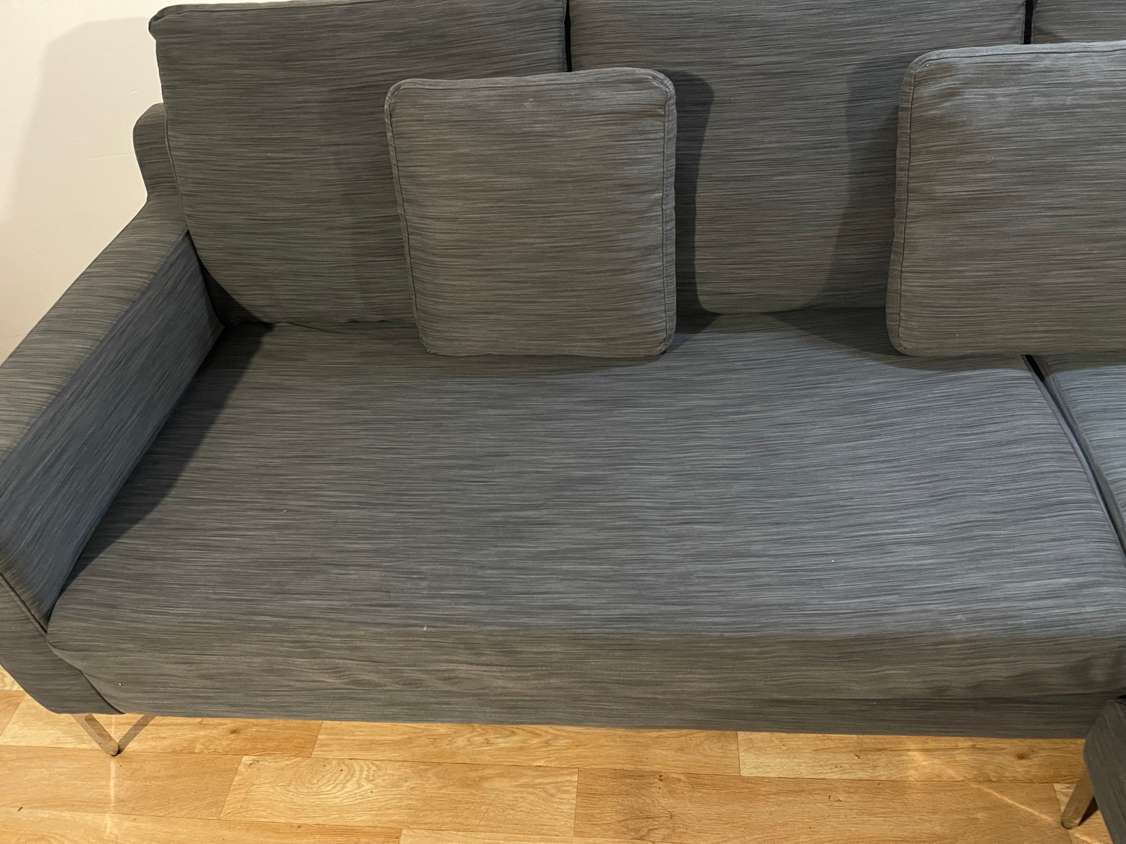 Grey Dwell L Shape Sofa