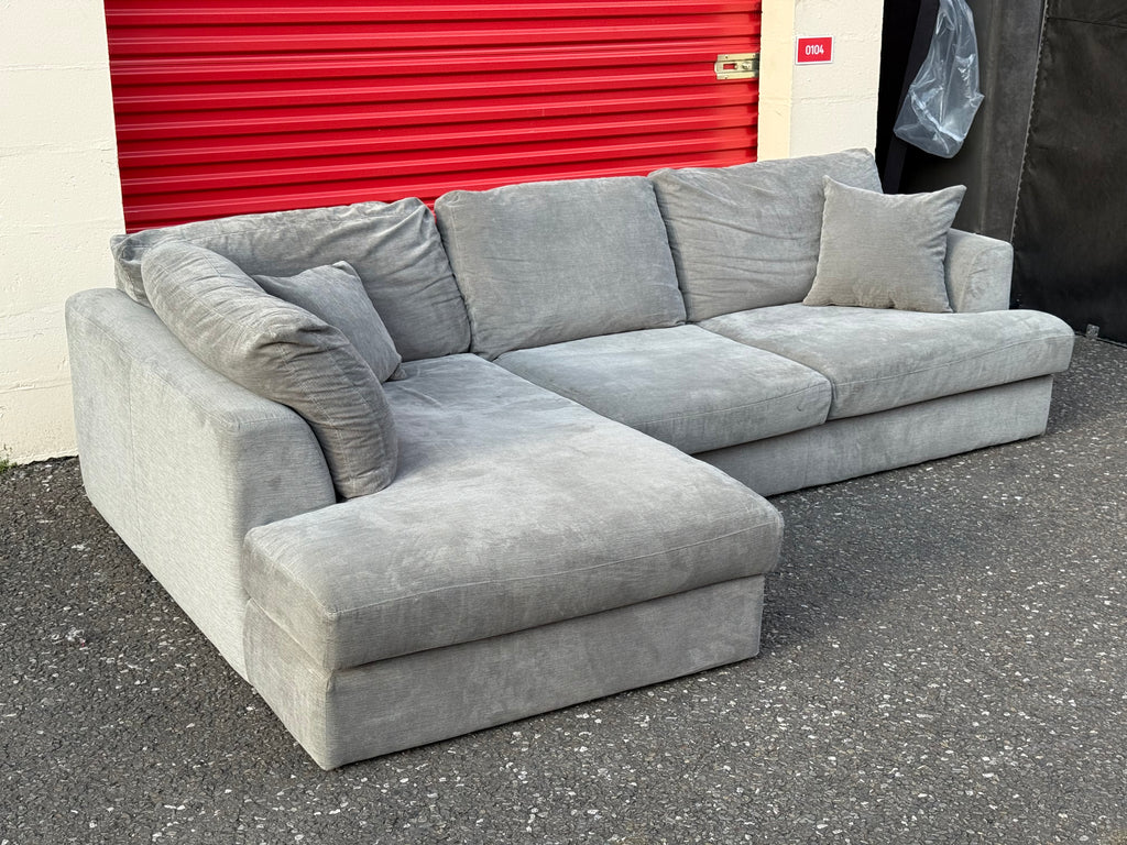 Next Stratus Grey Corner Sofa