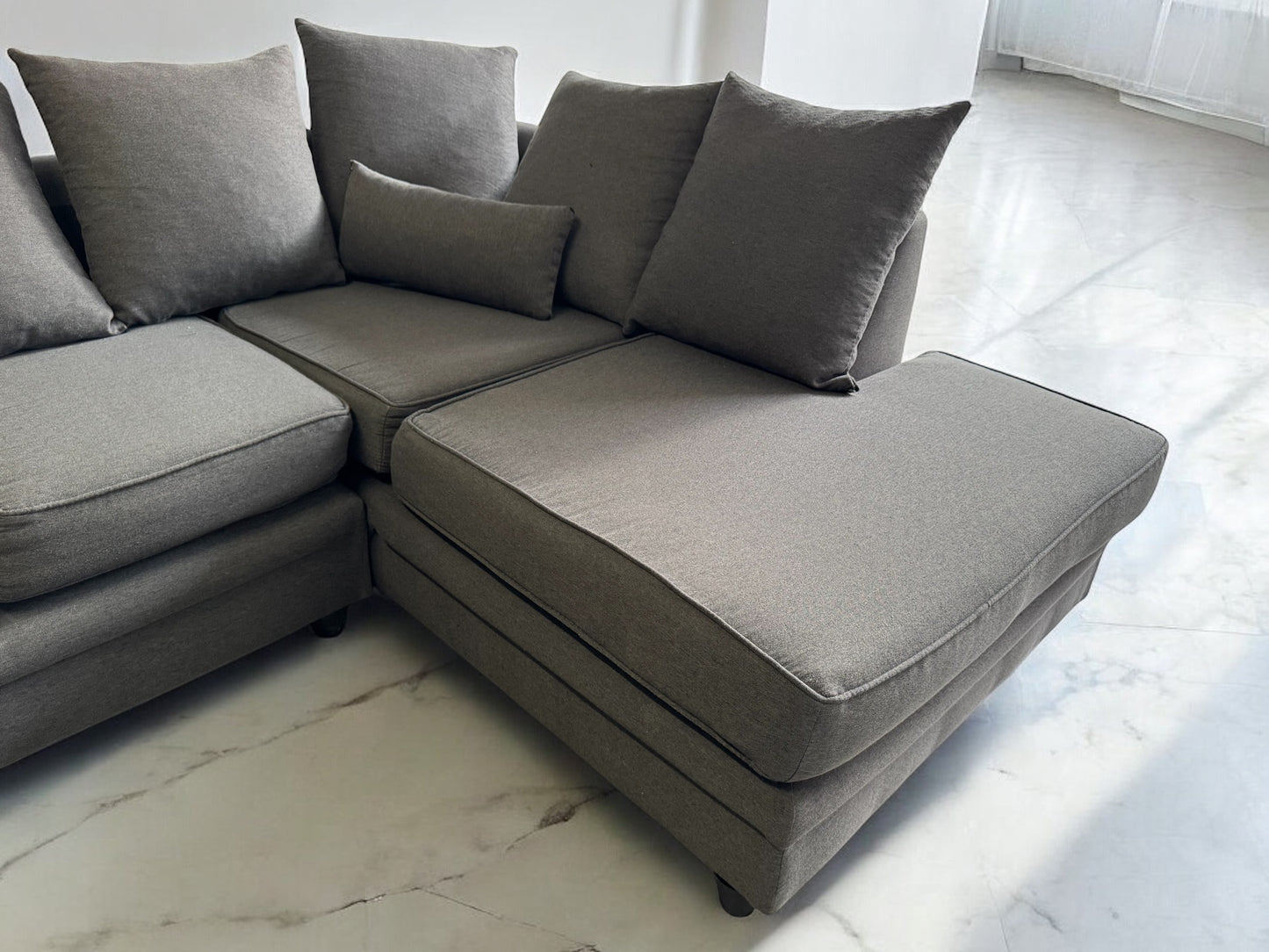 Grey Corner Sofa