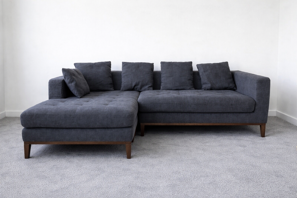 Grey Dwell L Shape Sofa