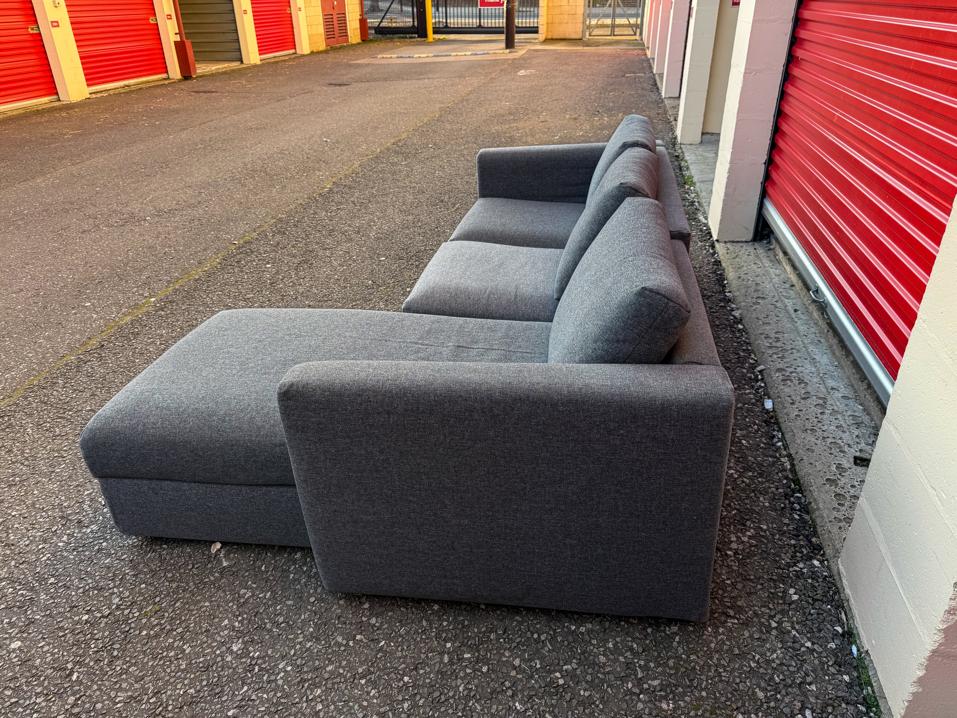 Grey IKEA Vimle Chaise Sofa