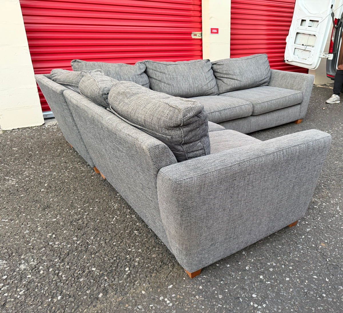 Grey John Lewis Corner Sofa