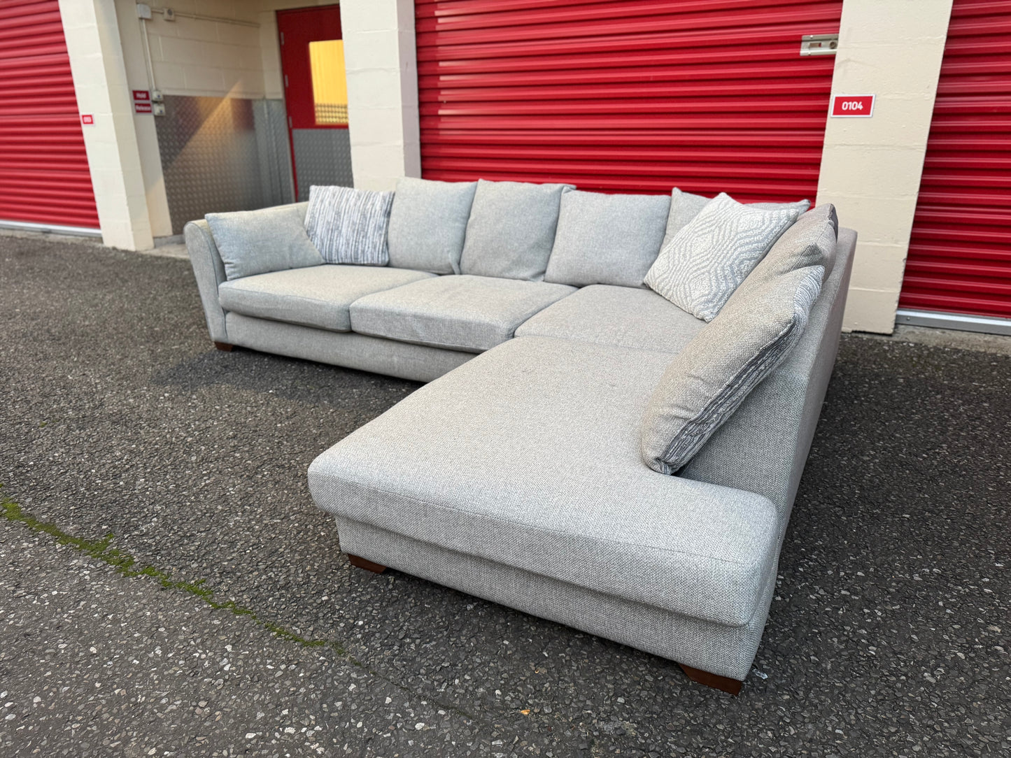 Grey DFS Corner Sofa