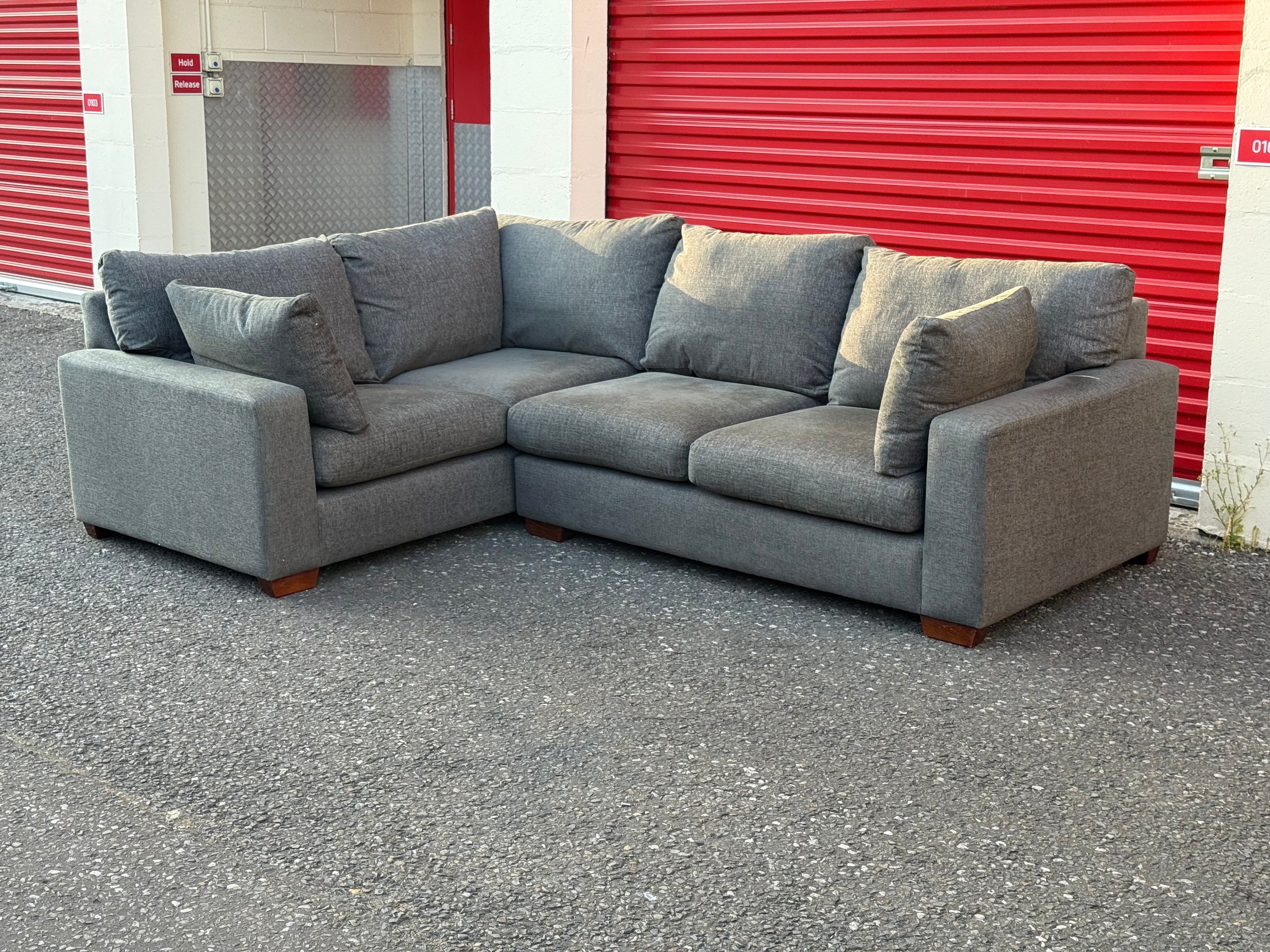 Grey M&S Miles Corner Sofa