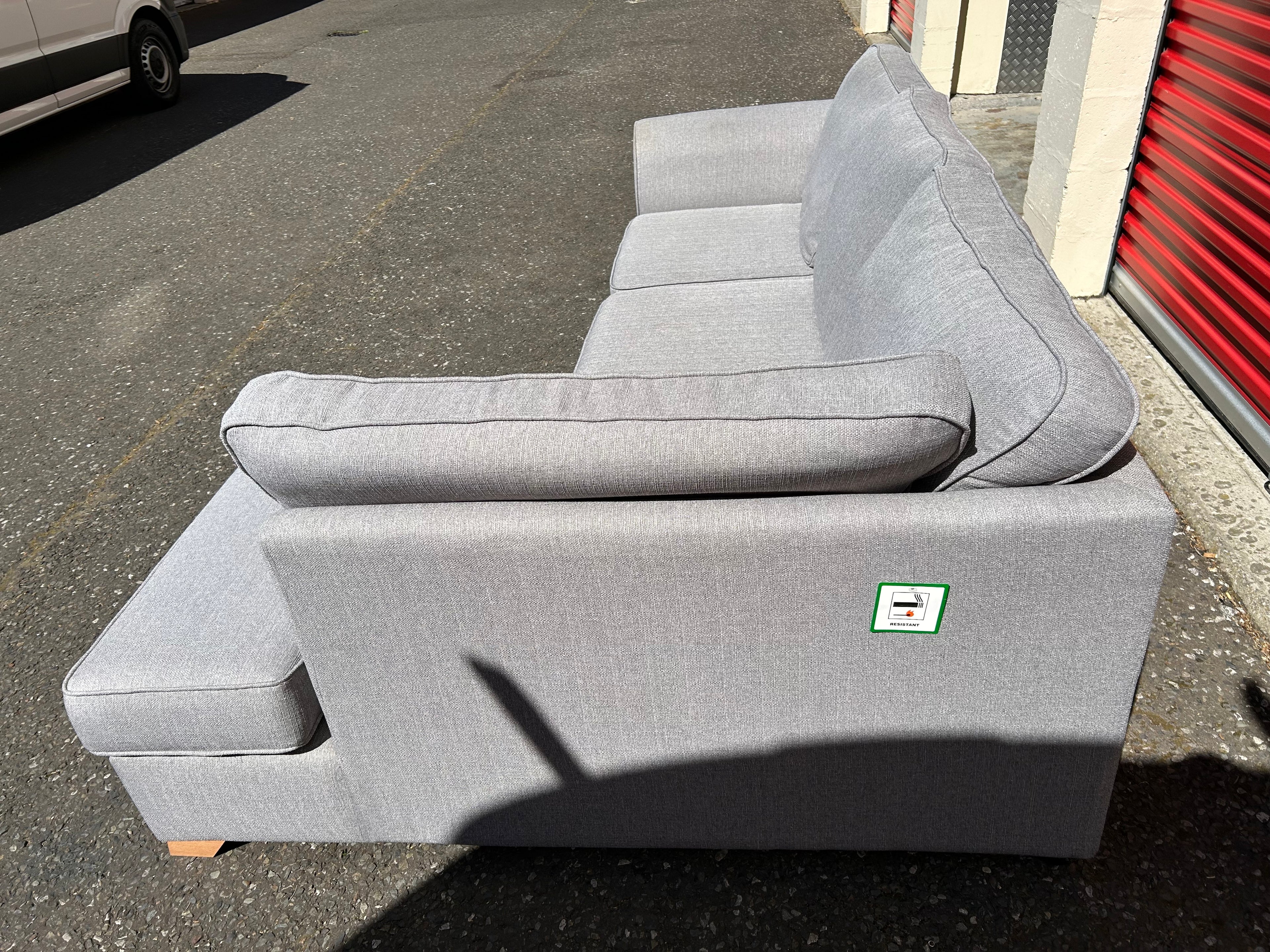 Light Grey DFS Corner Sofa