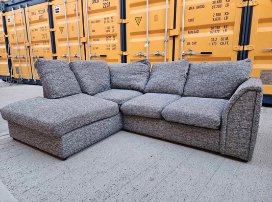 Grey Compact Corner Sofa