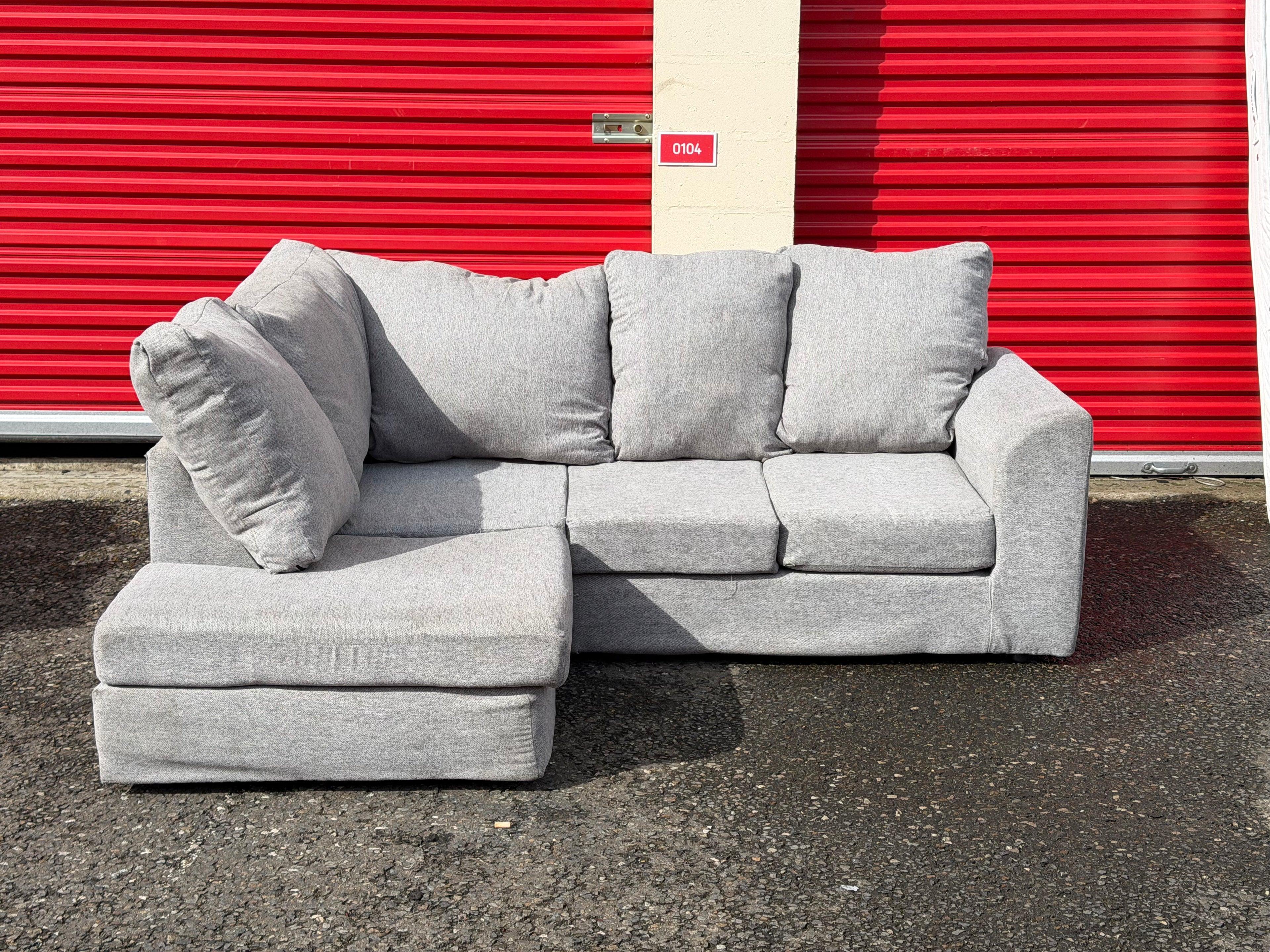 Modern Grey Corner Sofa