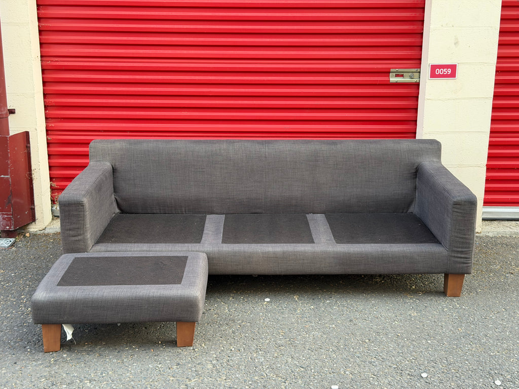 Grey Dwell L Shape Reversible Sofa