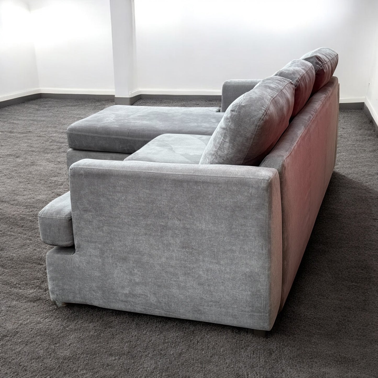 DFS Freya Grey Corner Sofa