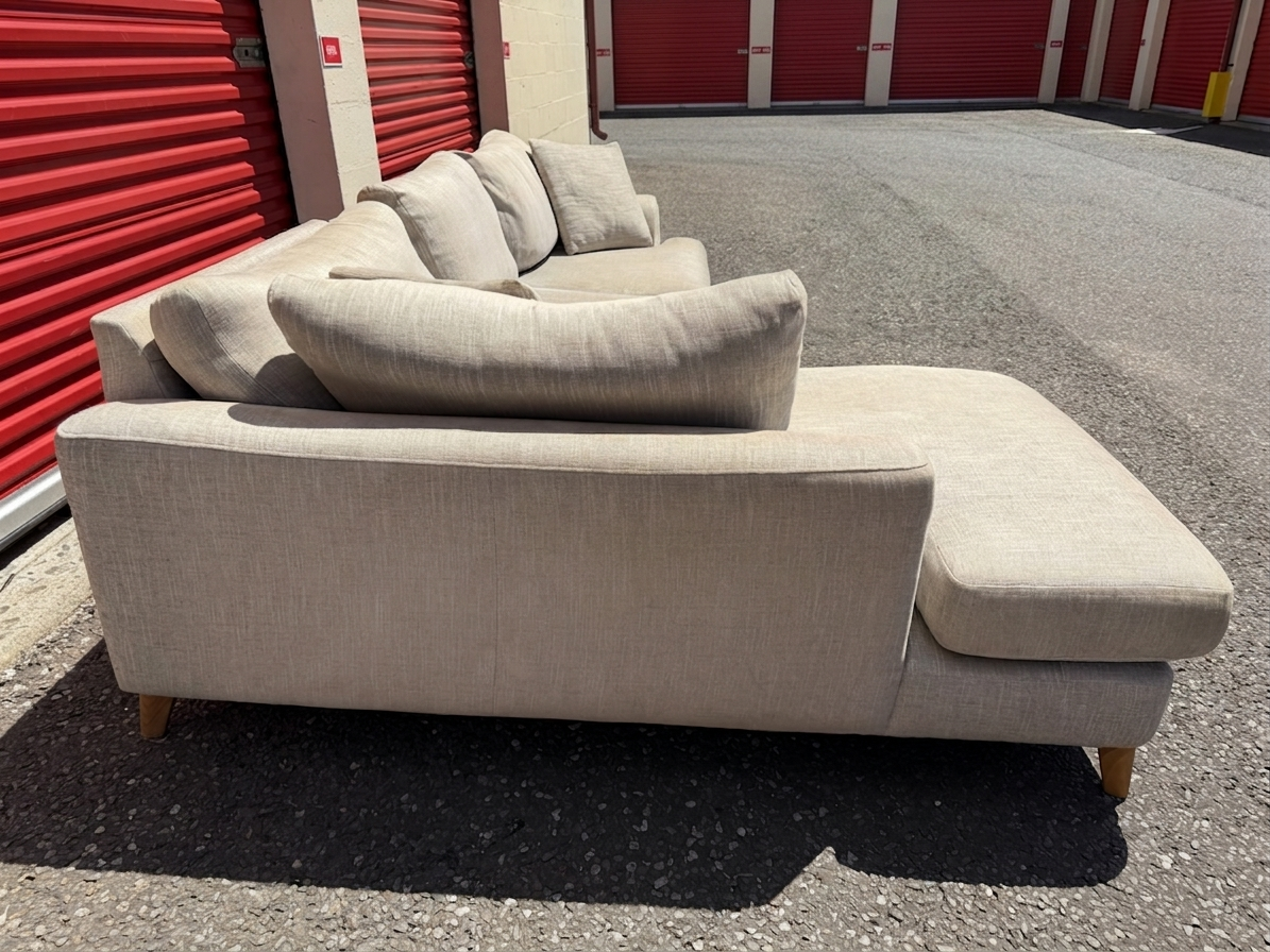 Large Beige DFS Corner Sofa