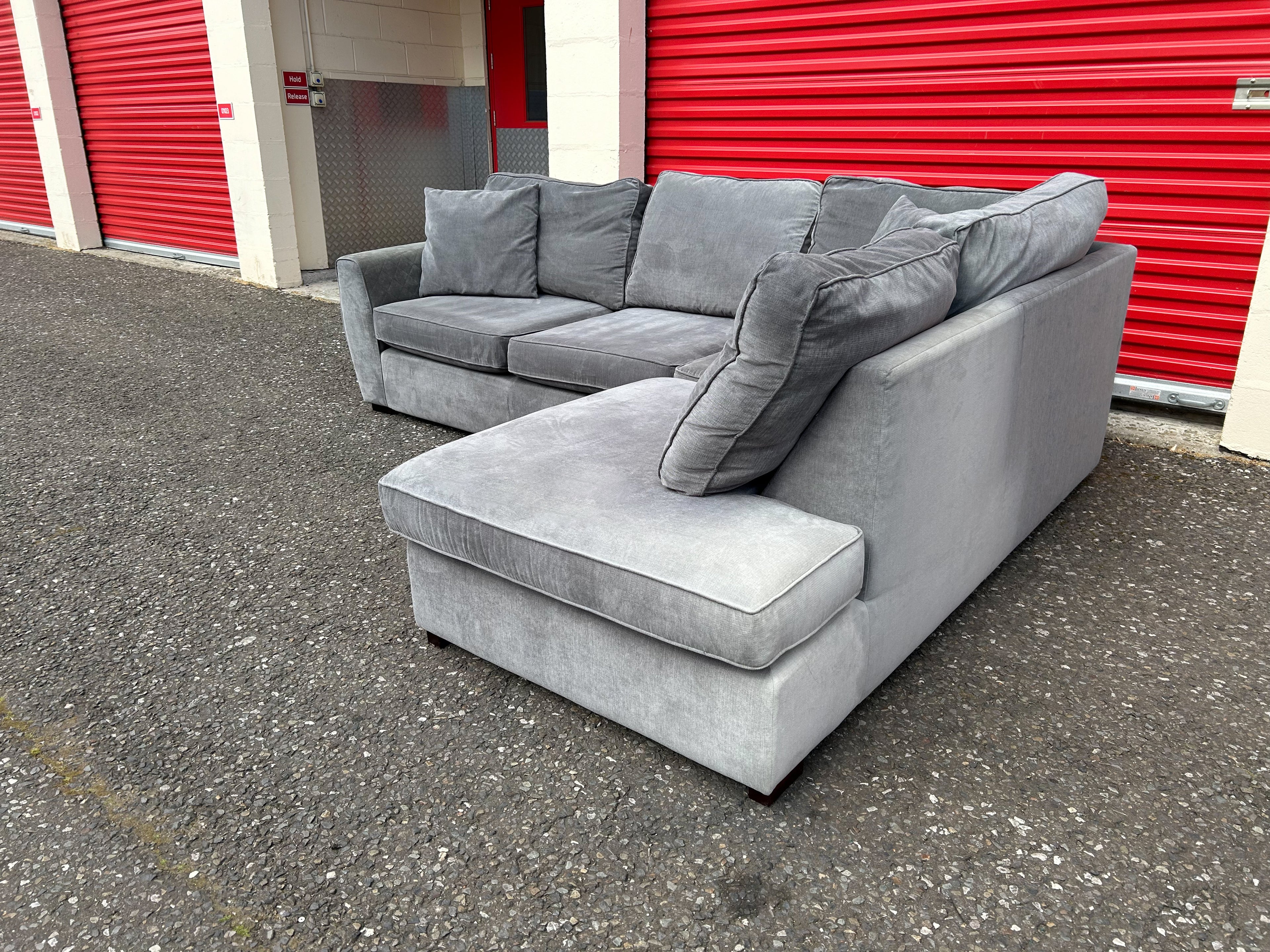 Grey DFS Orka Corner Sofa