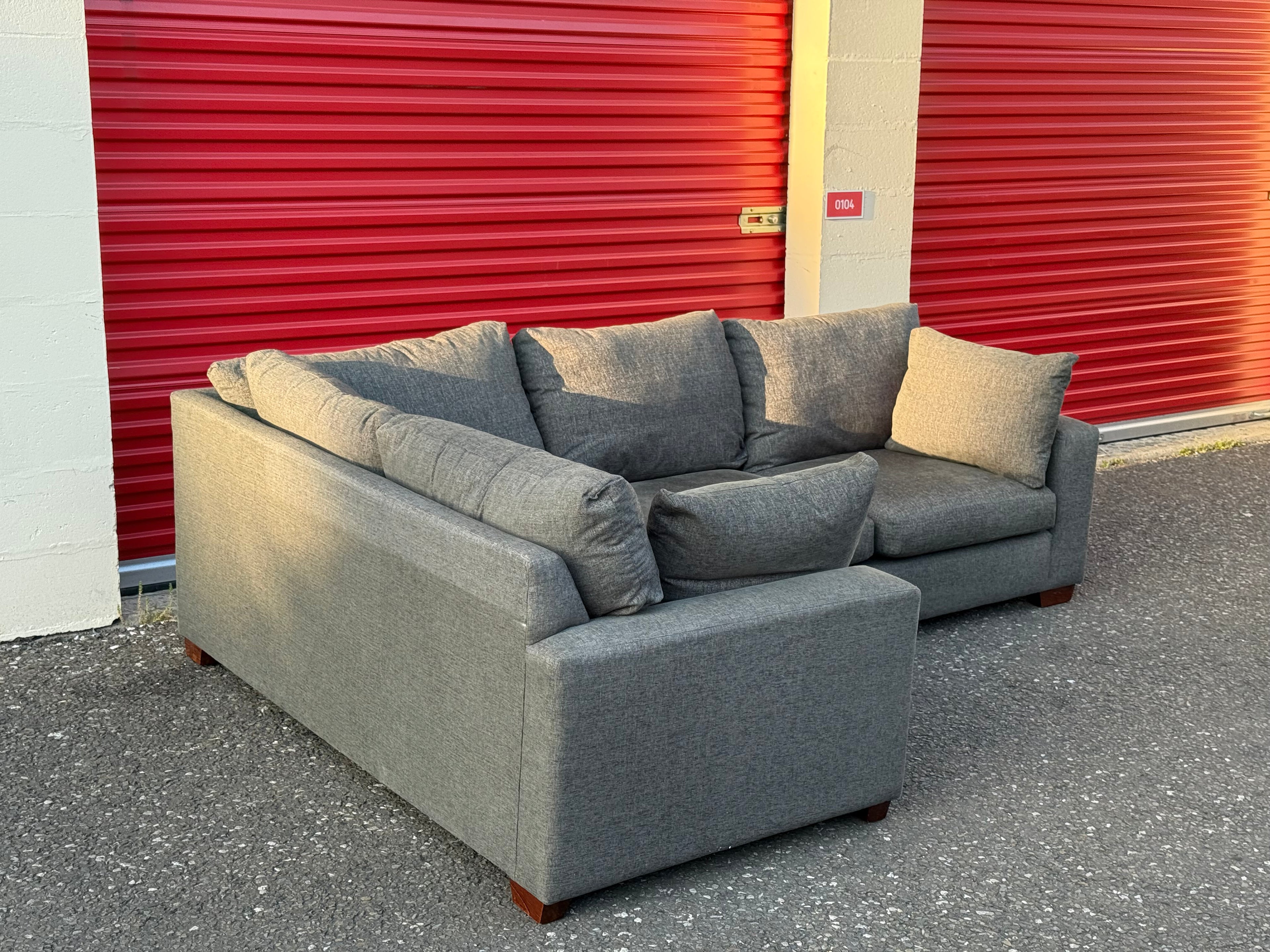 Grey M&S Miles Corner Sofa