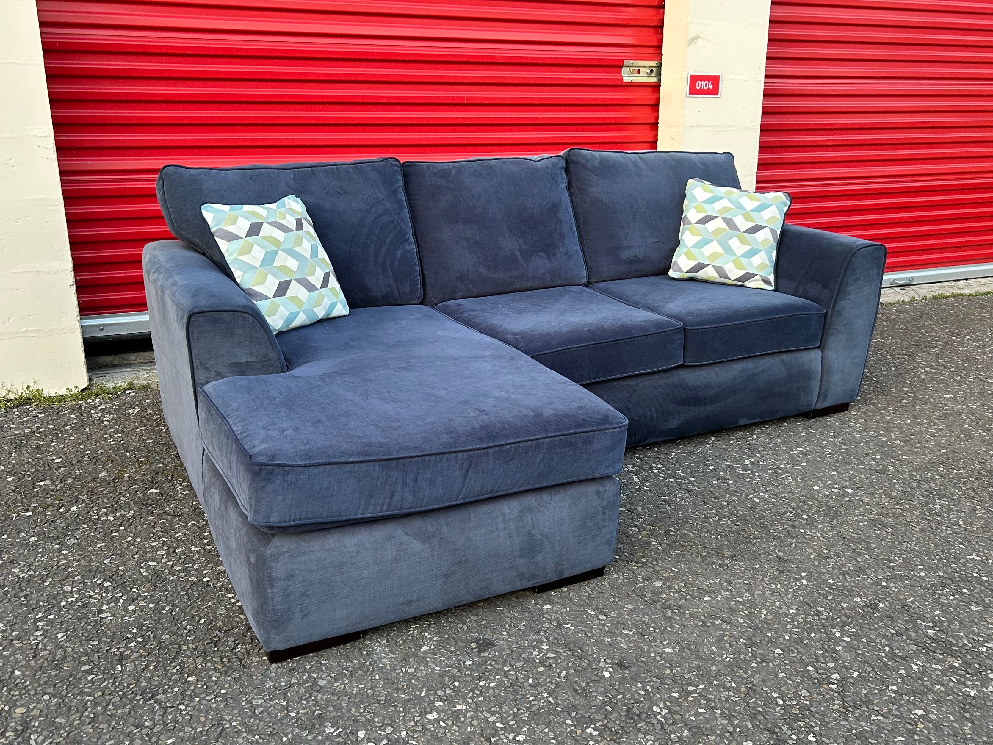 Blue ScS Corner Sofa