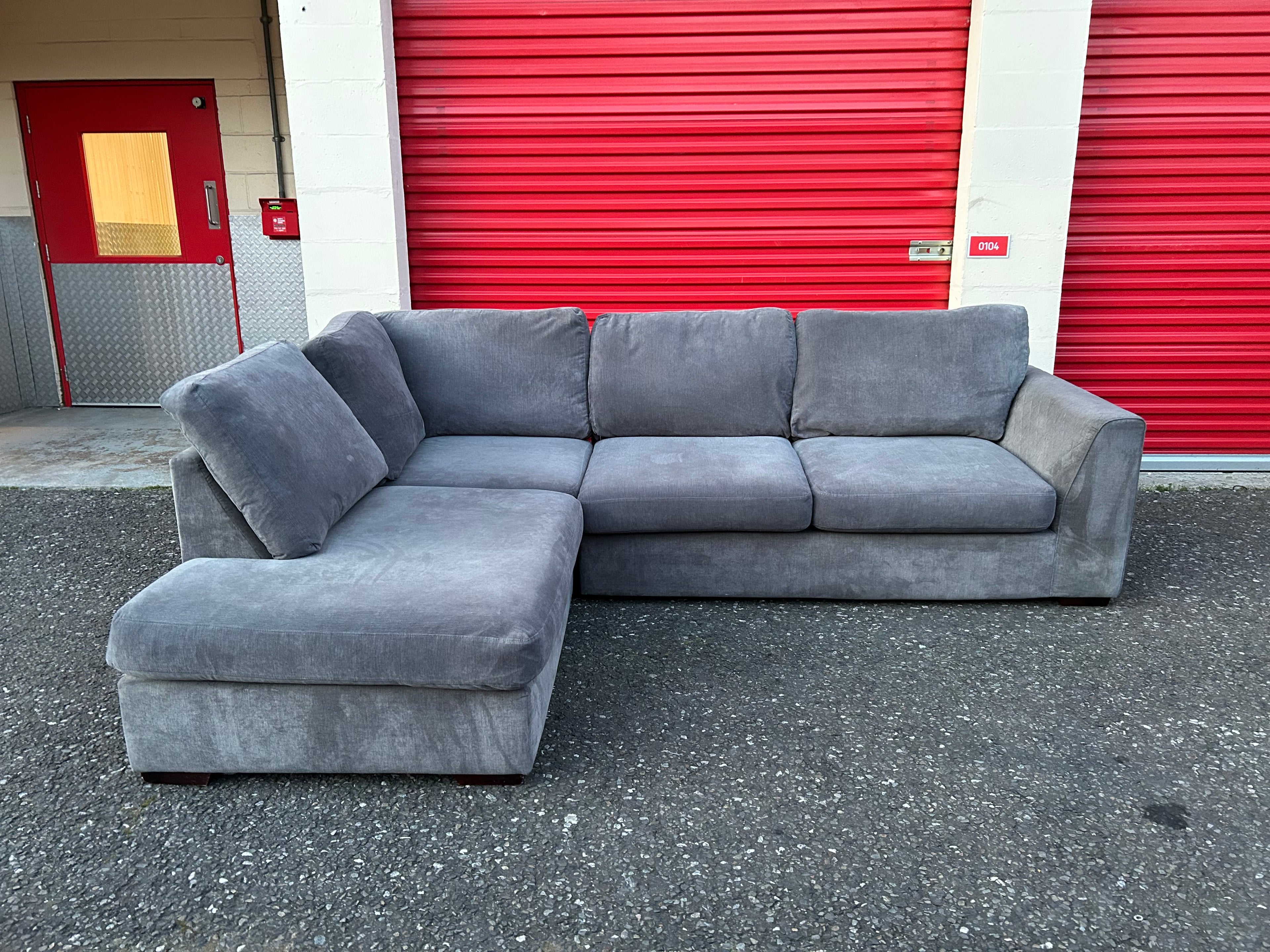 Grey DFS Orka Corner Sofa