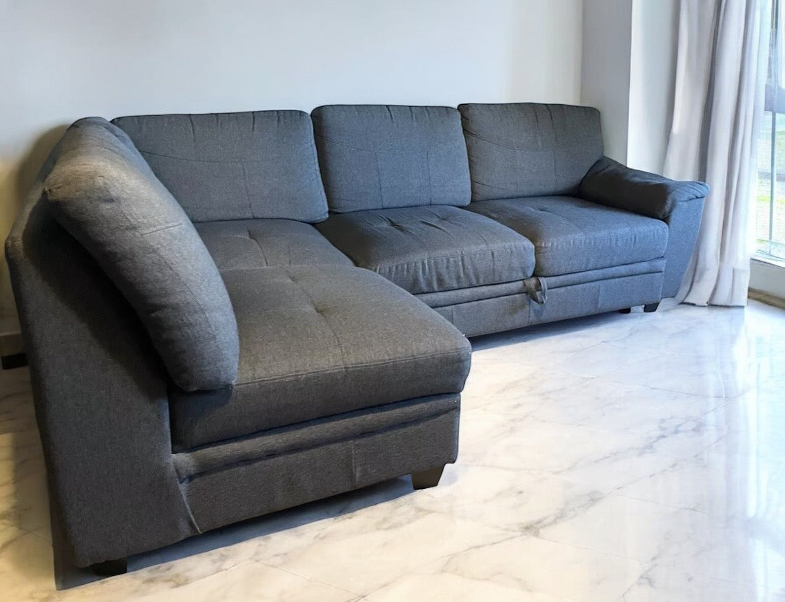 Grey Corner Sofa Bed