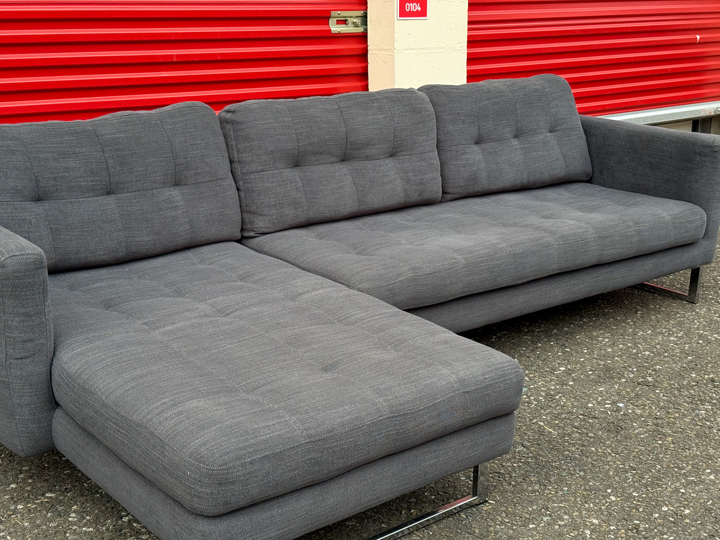 Grey Dwell Paris Corner Sofa