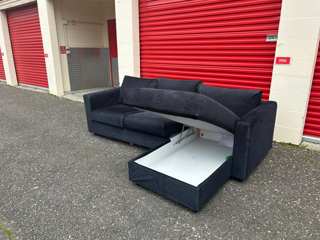 Dark Blue IKEA Vimle Corner Sofa