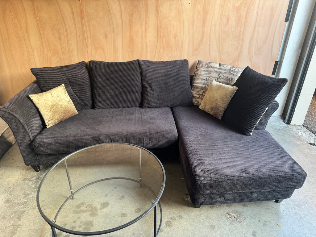 Navy DFS Corner Sofa